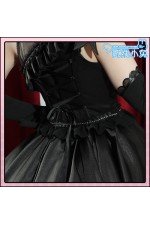 2XXT Cosplay Uma Musume Pretty Derby Curren Chan Ma Chérie of the New Moon Black Dress Cosplay Costume